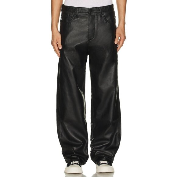 Pleasures Latex Formula Baggy Jeans in Black - Picture 4 of 5